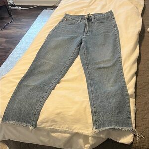 Madewell Light Blue Straight Leg Jeans “the perfect vintage Jean”